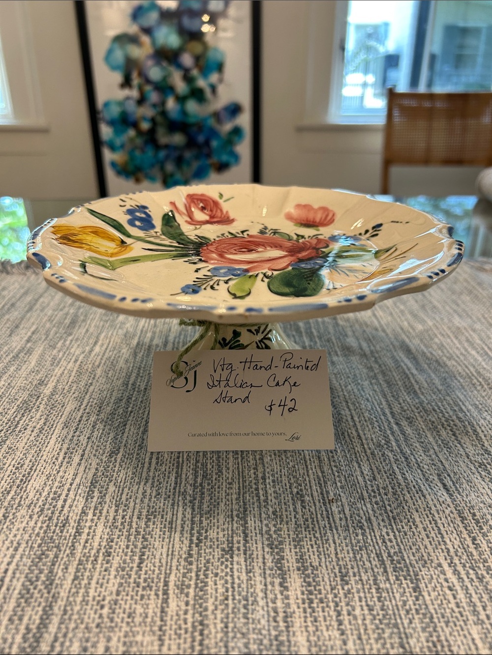Vintage Italian Cake Stand
